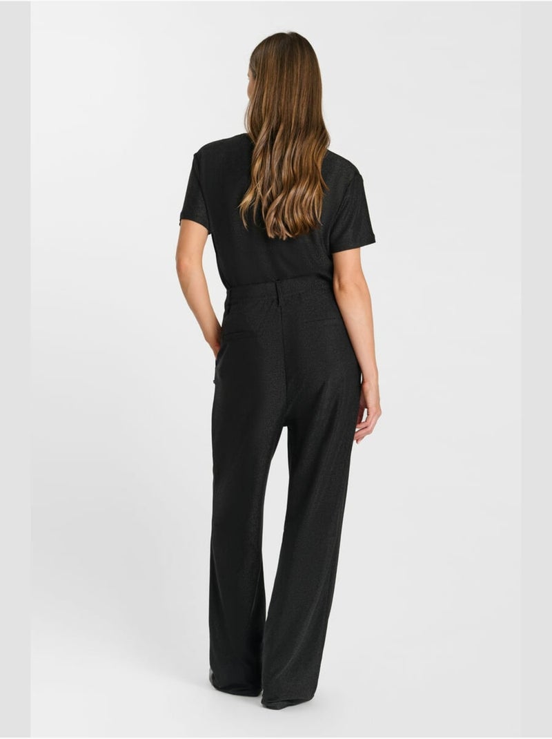 Pantalones rectos tamira Negro - Kiabi