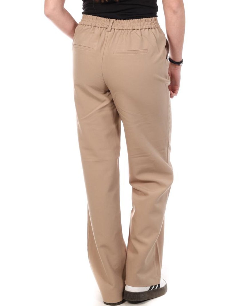 Pantalones Rectos Vero Moda para Mujer Beige - Kiabi