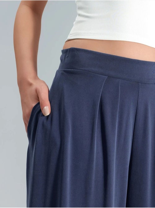 Pantalones salwar de cintura alta y pierna ancha busem - Kiabi