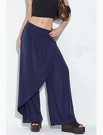 Pantalones salwar de pierna ancha busem