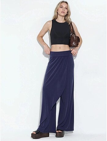 Pantalones salwar de pierna ancha busem