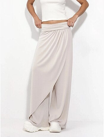 Pantalones salwar de pierna ancha busem