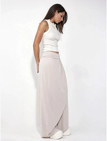 Pantalones salwar de pierna ancha busem