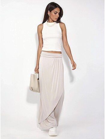 Pantalones salwar de pierna ancha busem