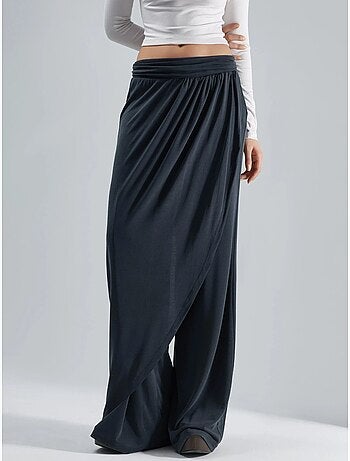 Pantalones salwar de pierna ancha busem