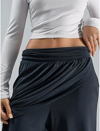 Pantalones salwar de pierna ancha busem