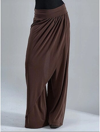 Pantalones salwar de pierna ancha busem