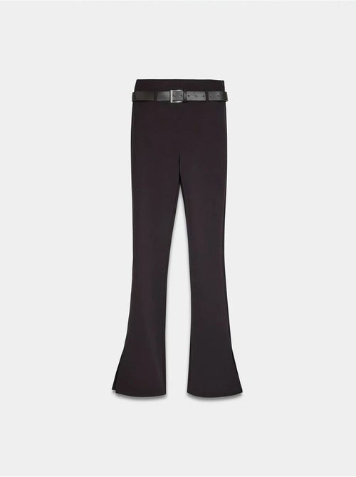 Pantalones skinny acampanados con cinturón - Kiabi