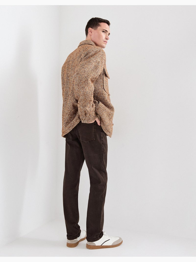 Pantalones 'Slim Fit', MO Fashion Marrón - Kiabi