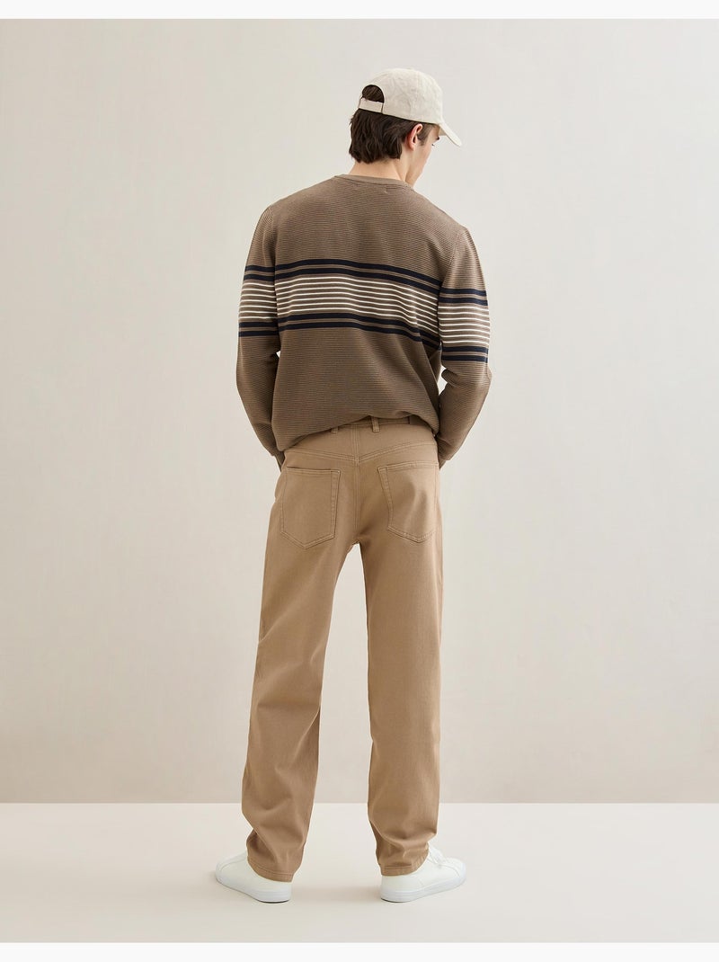 Pantalones 'Tapered Fit', MO Fashion Marrón - Kiabi