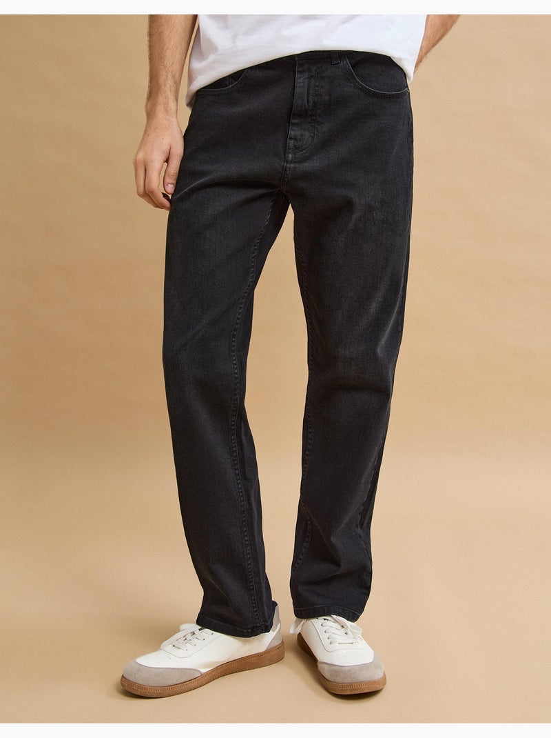 Pantalones 'Tapered Fit', MO Fashion Negro - Kiabi