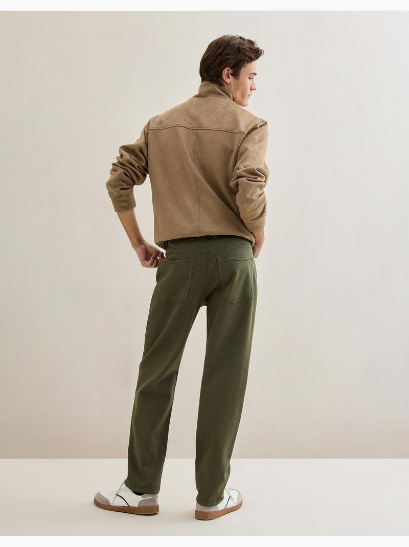 Pantalones 'Tapered Fit', MO Fashion Verde - Kiabi