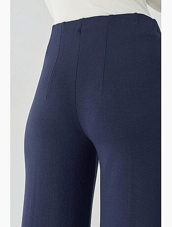 Pantalones texturizados de cintura alta y pierna ancha hiccup