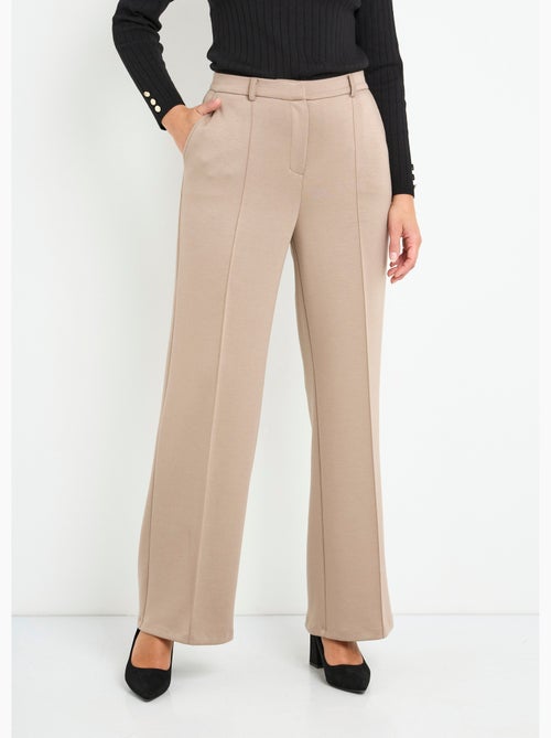 Pantalones urbanos estructurados en punto liso Milano - Afibel - Kiabi