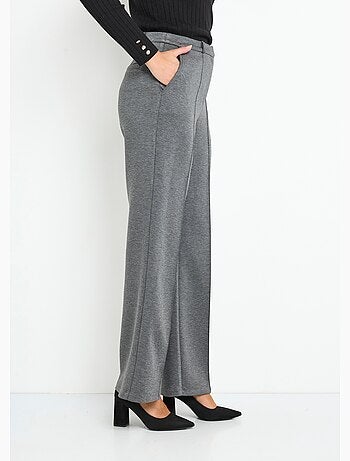 Pantalones urbanos estructurados en punto liso Milano - Afibel