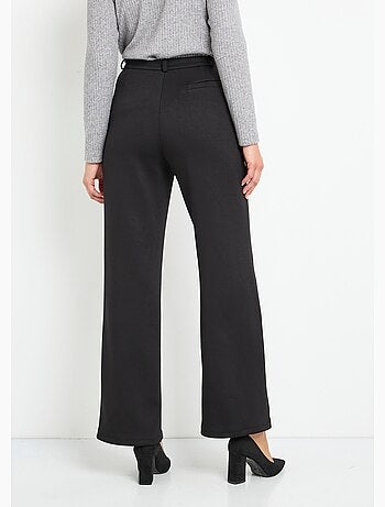 Pantalones urbanos estructurados en punto liso Milano - Afibel