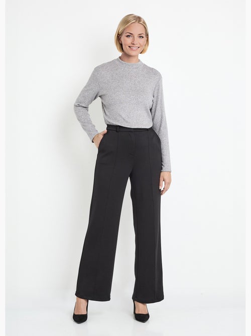 Pantalones urbanos estructurados en punto liso Milano - Afibel - Kiabi