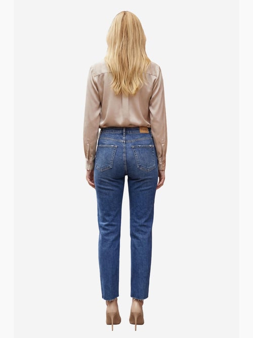 Pantalones vaqueros ajustados de talle alto y pierna estrecha con cremallera my fashion - Kiabi