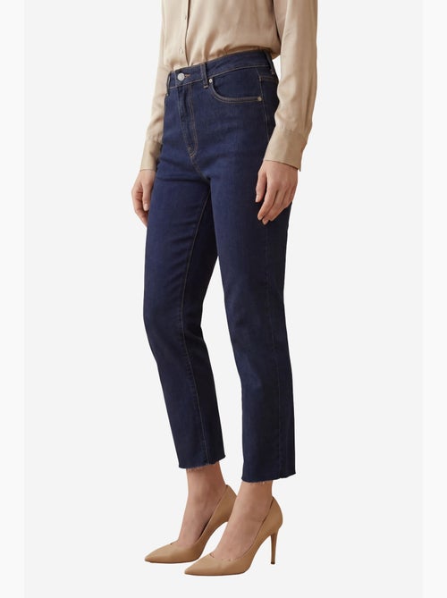 Pantalones vaqueros ajustados de talle alto y pierna estrecha con cremallera my fashion - Kiabi