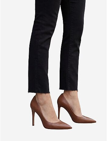 Pantalones vaqueros ajustados de talle alto y pierna estrecha con cremallera my fashion