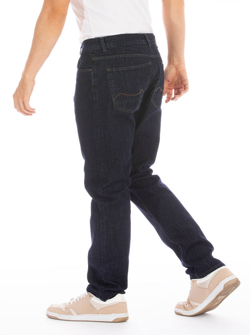 Pantalones vaqueros ARKON1 corte recto algodón crudo, longitud 30 'Rica Lewis' Azul - Kiabi