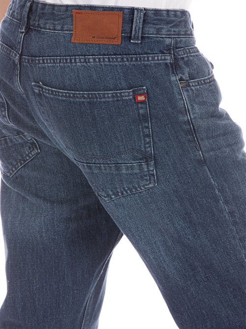 Pantalones vaqueros ARKON3 corte recto algodón cepillado, longitud 30 'Rica Lewis' - Kiabi