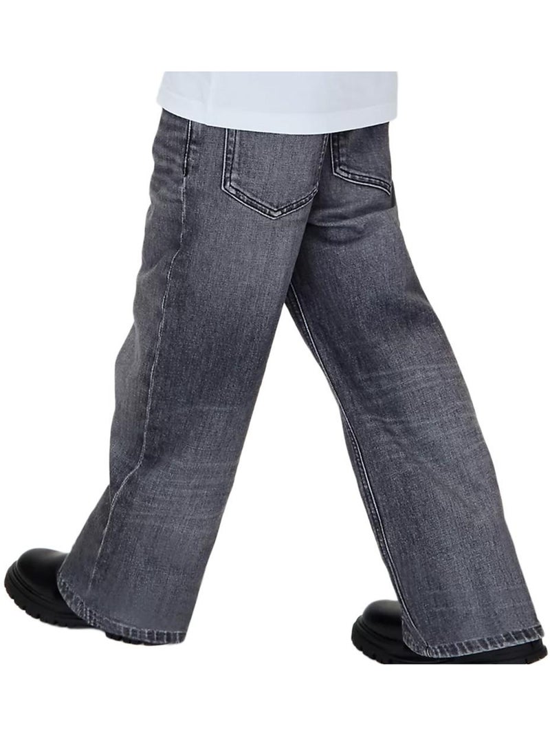 Pantalones Vaqueros Baggy para Niño Calvin Klein Jeans Gris plateado - Kiabi