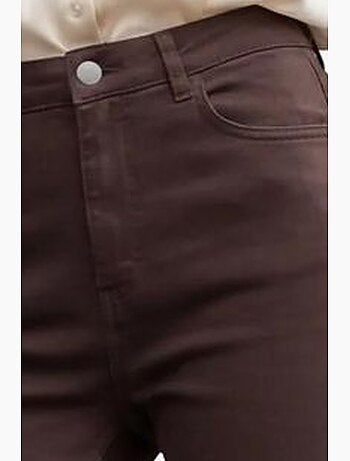 Pantalones vaqueros de talle alto y pierna acampanada con bolsillos my fashion