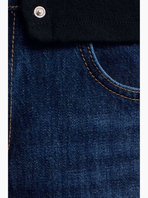 Pantalones vaqueros de tiro alto y pernera recta dilvin - Kiabi Pantalones vaqueros de tiro alto y pernera recta dilvin - Kiabi