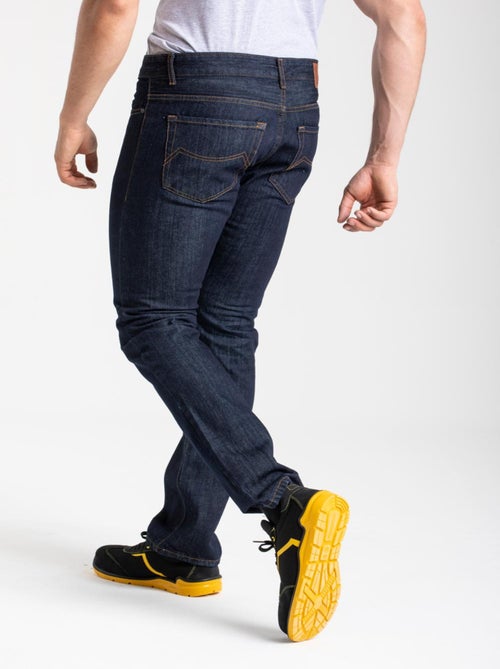 Pantalones vaqueros de trabajo algodón corte confort crudo WORK4 'Rica Lewis' - Kiabi