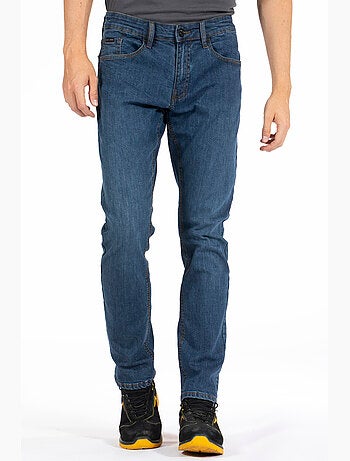 Pantalones vaqueros de trabajo corte recto ajustado stone cepillado elástico WORK3 'Rica Lewis'