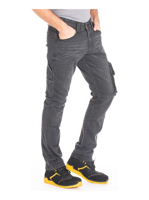 Pantalones vaqueros de trabajo elásticos corte confort JOBGR 'Rica Lewis' - Kiabi