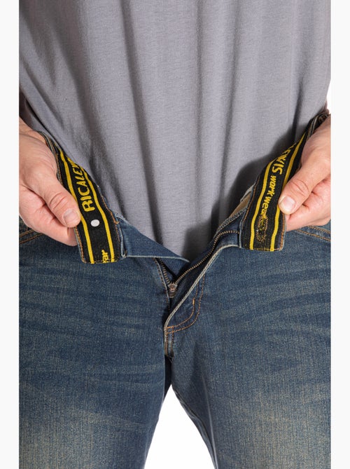 Pantalones vaqueros de trabajo elásticos corte confort sucio JOBDY 'Rica Lewis' - Kiabi