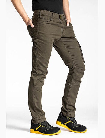 Pantalones vaqueros de trabajo multibolsillos elásticos JOBC 'Rica Lewis'