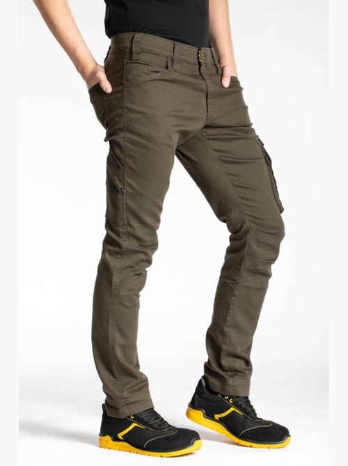 Pantalones vaqueros de trabajo multibolsillos elásticos JOBC 'Rica Lewis' - Kiabi