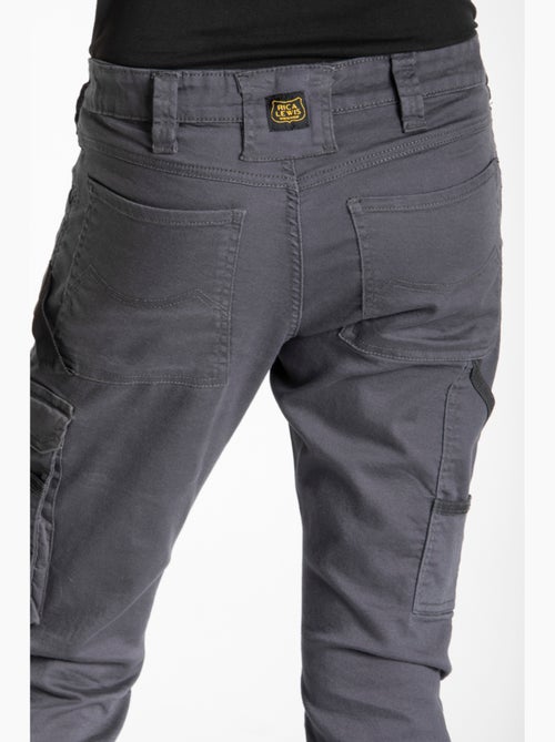 Pantalones vaqueros de trabajo multibolsillos elásticos JOBC 'Rica Lewis' - Kiabi