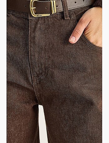 Pantalones vaqueros holgados de cintura alta lucci