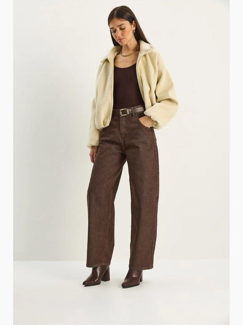 Pantalones vaqueros holgados de cintura alta lucci - Kiabi