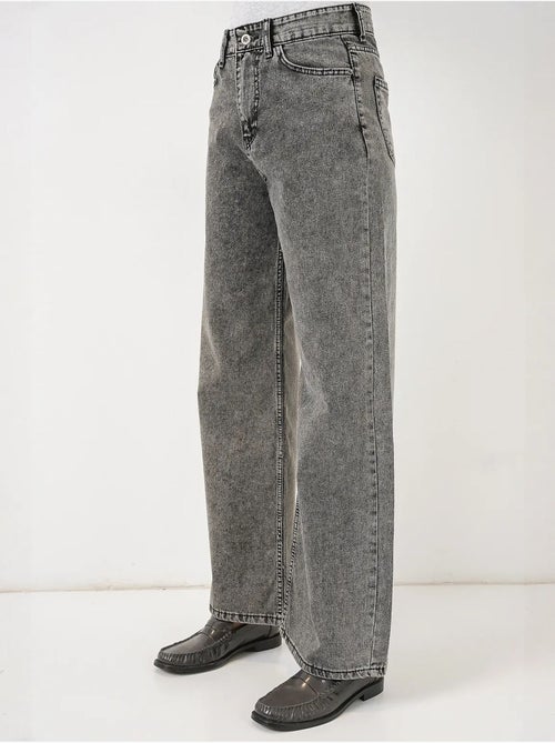 Pantalones vaqueros palazzo de cintura alta y pierna ancha bdart - Kiabi