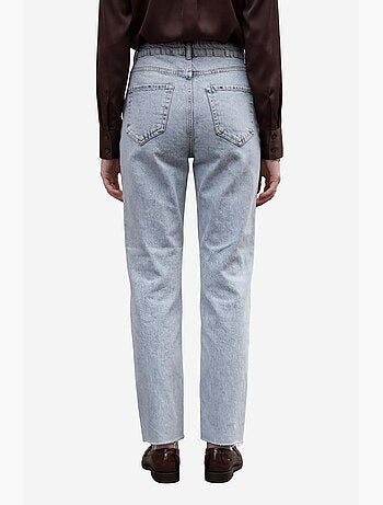Pantalones vaqueros rectos de talle alto hasta el tobillo con bolsillos my fashion