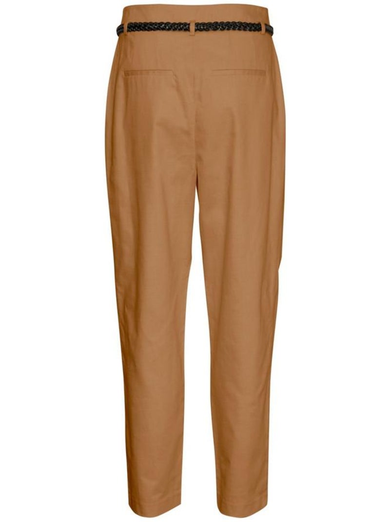 Pantalones Vero Moda para Mujer Marrón capuchino - Kiabi