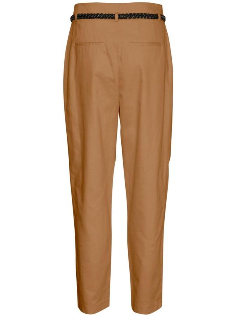 Pantalones Vero Moda para Mujer Marrón capuchino - Kiabi