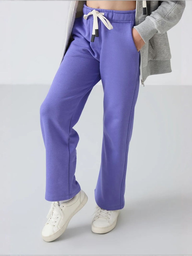 Pantalones youth de algodón y poliéster tommy Lavanda - Kiabi