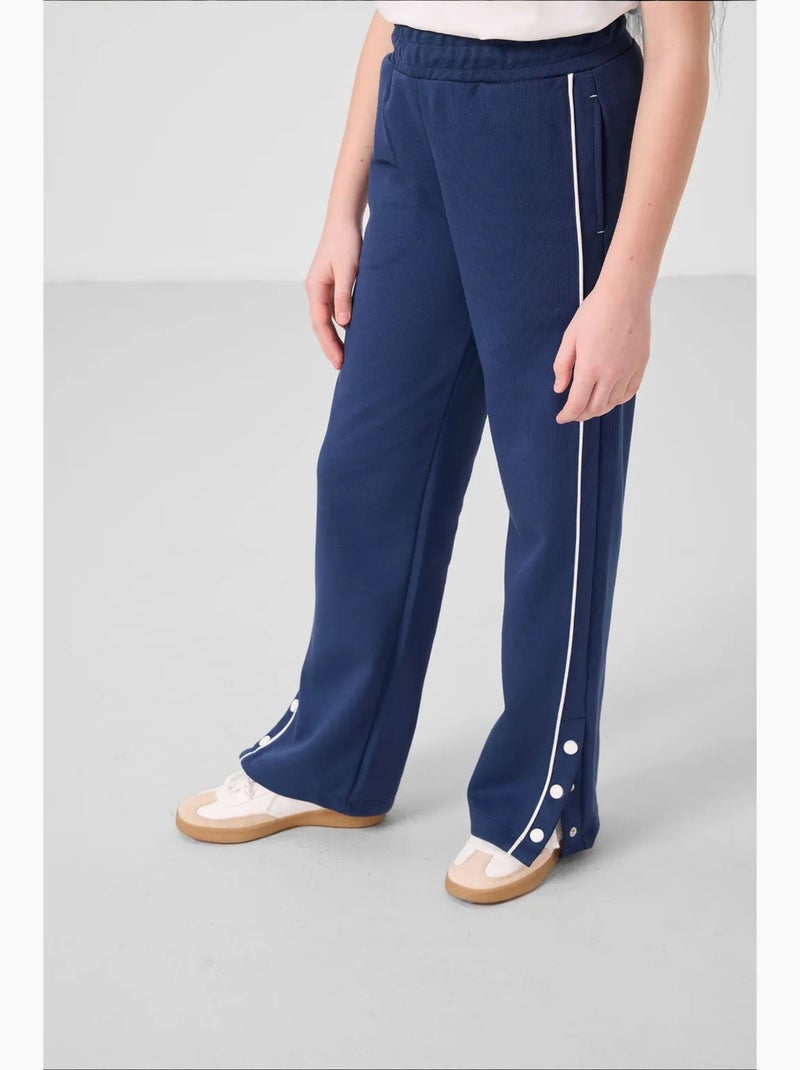 Pantalones youth unisex de algodón y poliéster tommy Azul marino - Kiabi