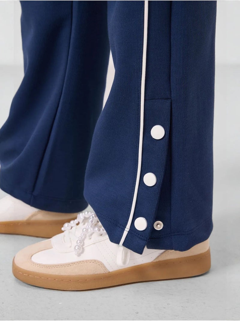 Pantalones youth unisex de algodón y poliéster tommy Azul marino - Kiabi