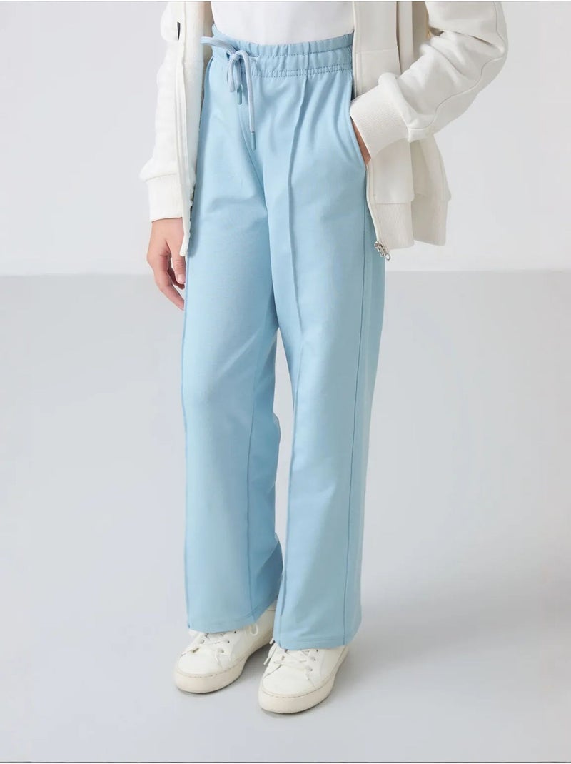Pantalones youth unisex de mezcla de algodón tommy Azul cielo - Kiabi