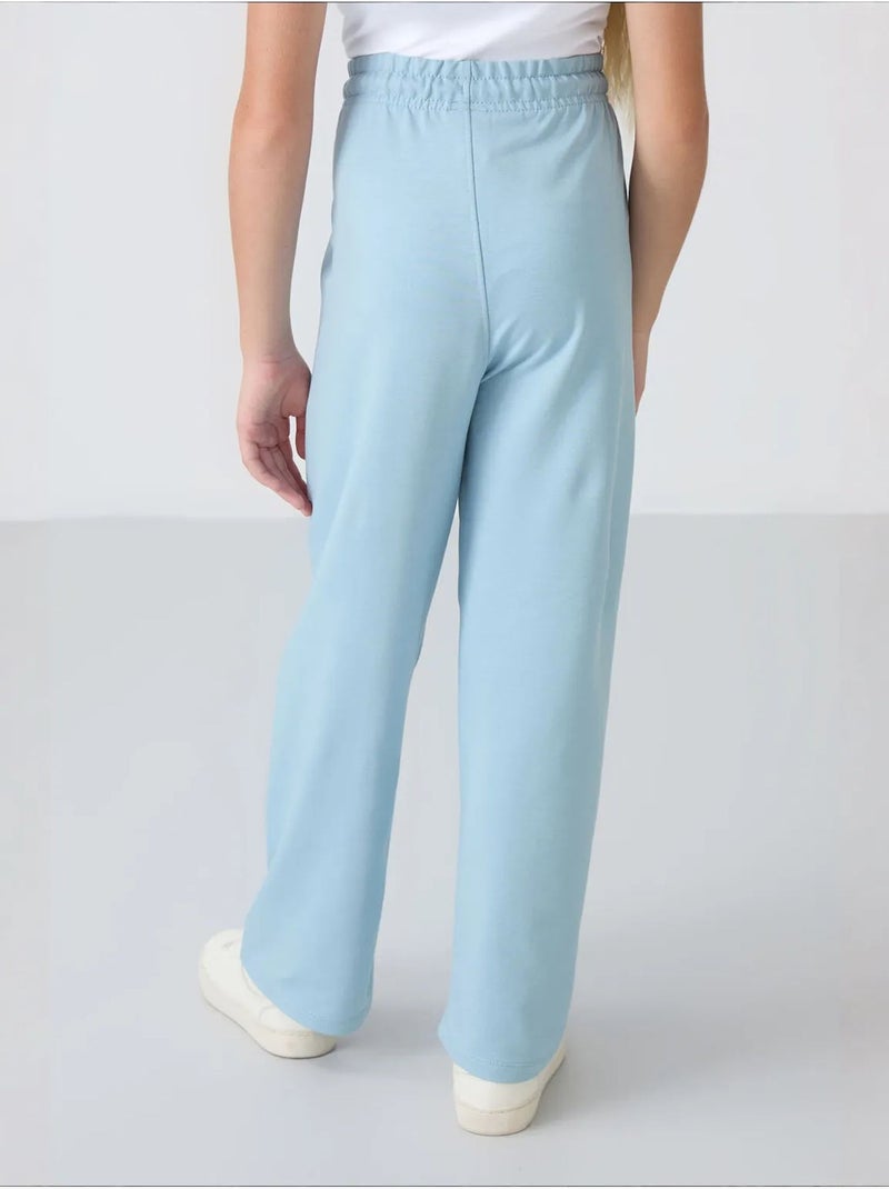 Pantalones youth unisex de mezcla de algodón tommy Azul cielo - Kiabi