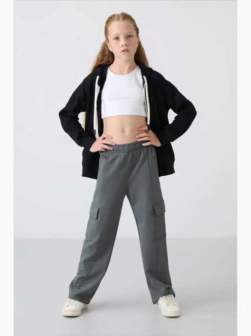 Pantalones youth unisex de mezcla de algodón tommy - Kiabi Pantalones youth unisex de mezcla de algodón tommy - Kiabi