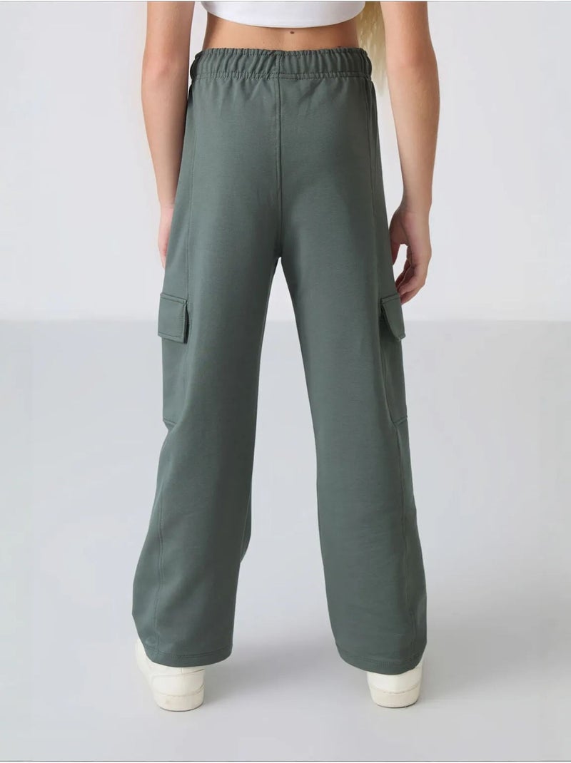 Pantalones youth unisex de mezcla de algodón tommy Gris oscuro - Kiabi