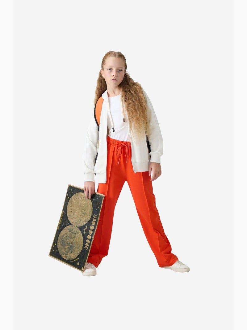 Pantalones youth unisex de mezcla de algodón tommy Naranja - Kiabi